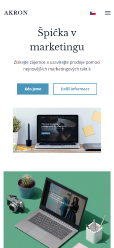 Náhľad v mobile Akron