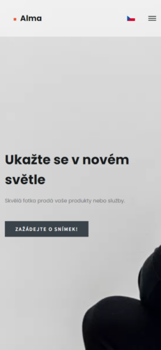 Náhľad v mobile Alma