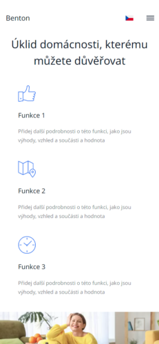 Náhľad v mobile Benton