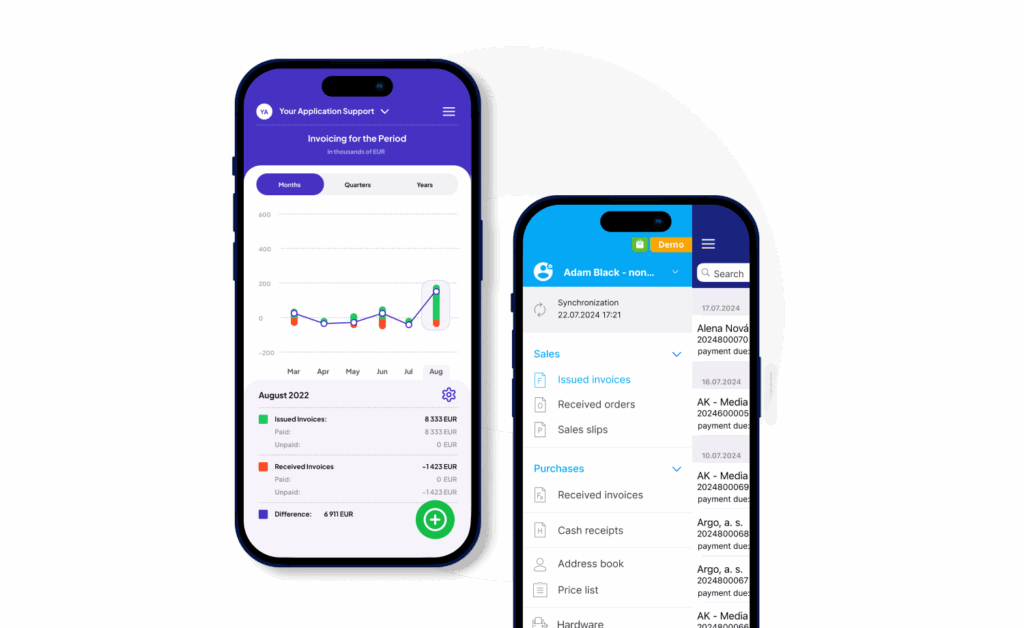 An example of an app that is on the application server