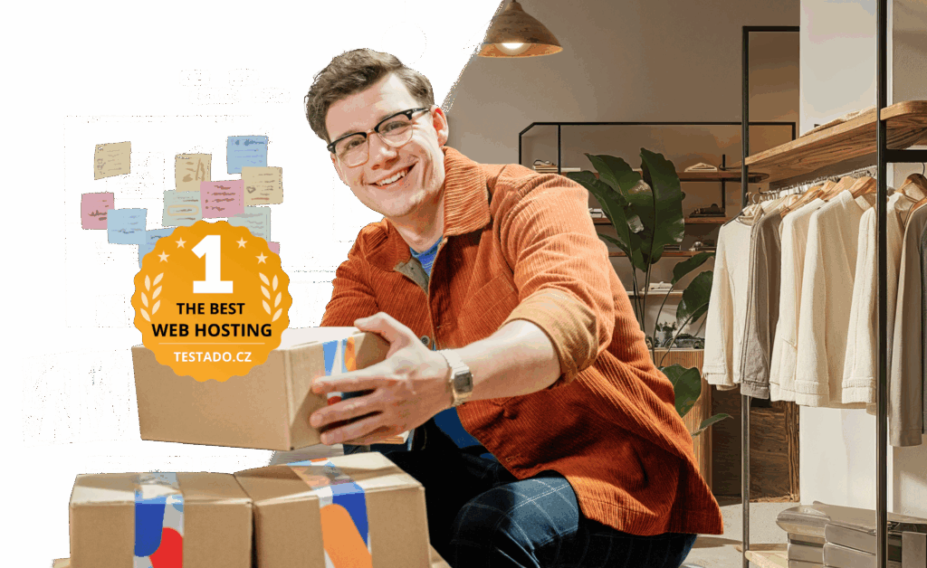 A happy man that knows that Webglobe's shared web hosting is the best